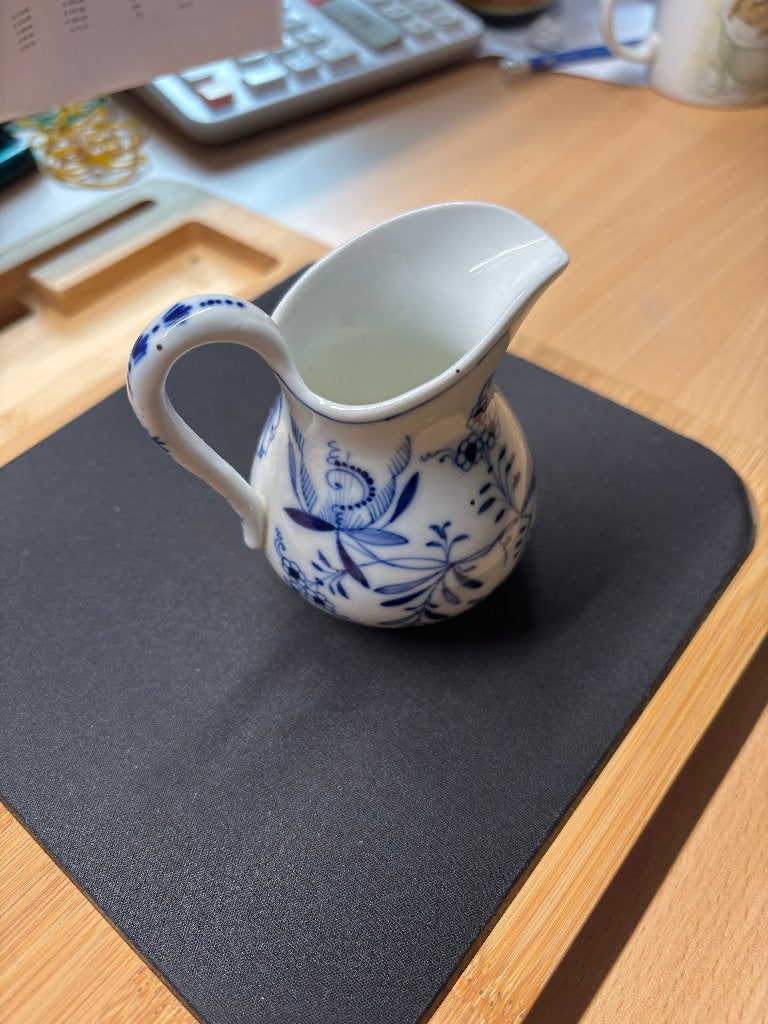 Origineel Meissen Melkkannetje – Zwiebelmuster, Antiek en Kunst, Ophalen of Verzenden
