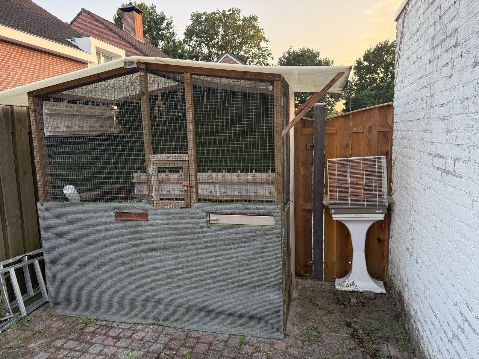 Vogelkooi, Ophalen, Metaal, Vogelkooi