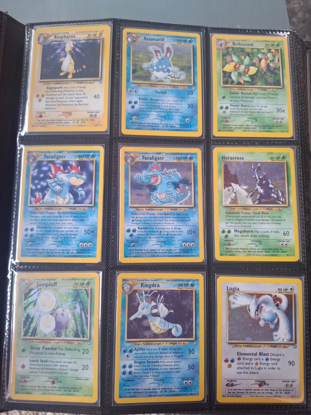 Complete Neo Genesis Pokémon set, Ophalen of Verzenden, Zo goed als nieuw
