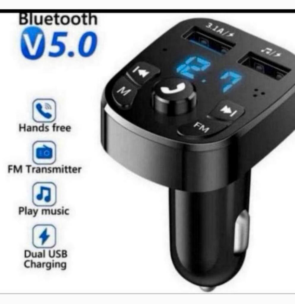 Fm transmitter bluetooth, Auto diversen, Carkits, Zo goed als nieuw, Ophalen