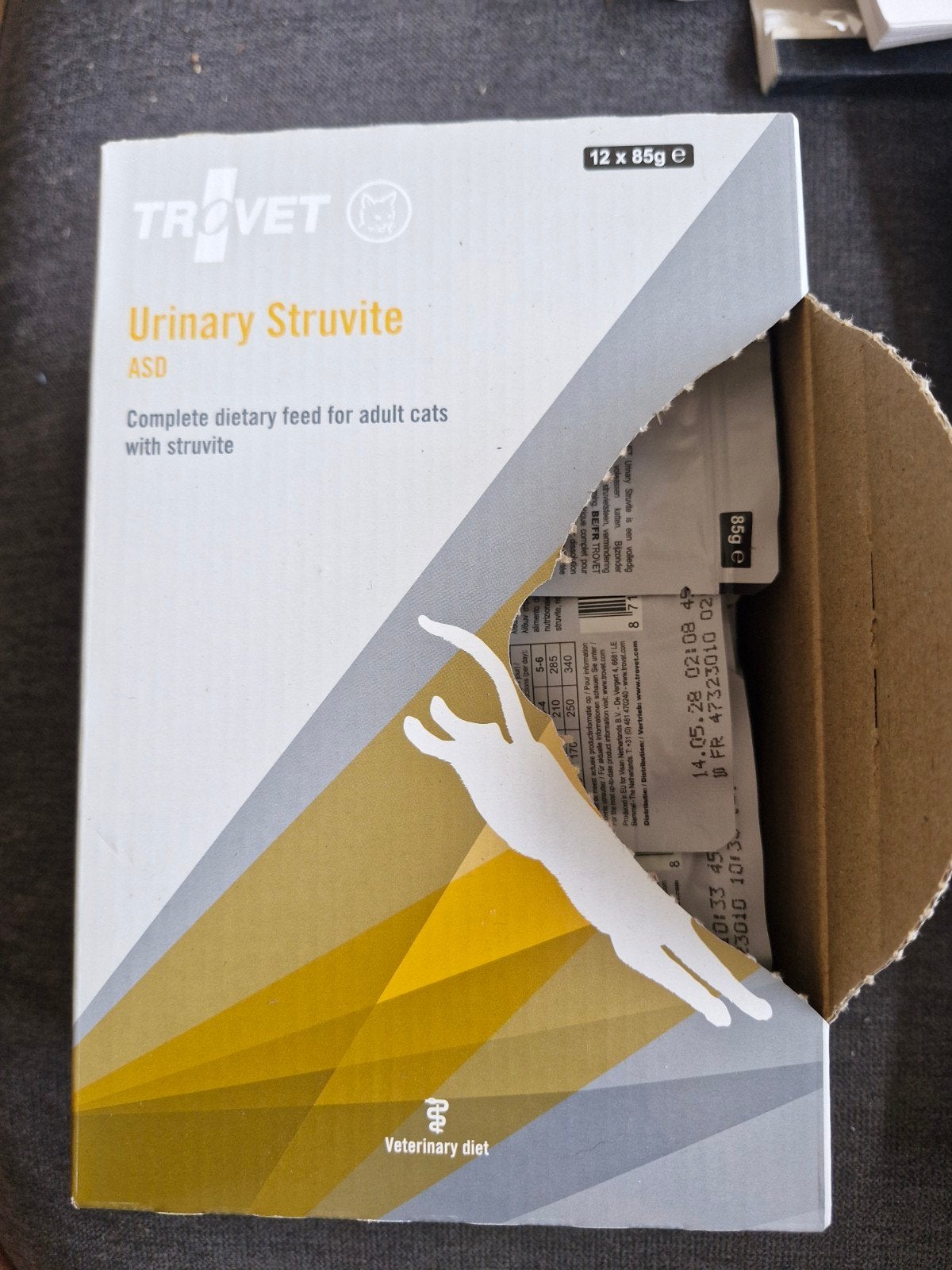 11 zakjes urinary kattenvoer, Ophalen