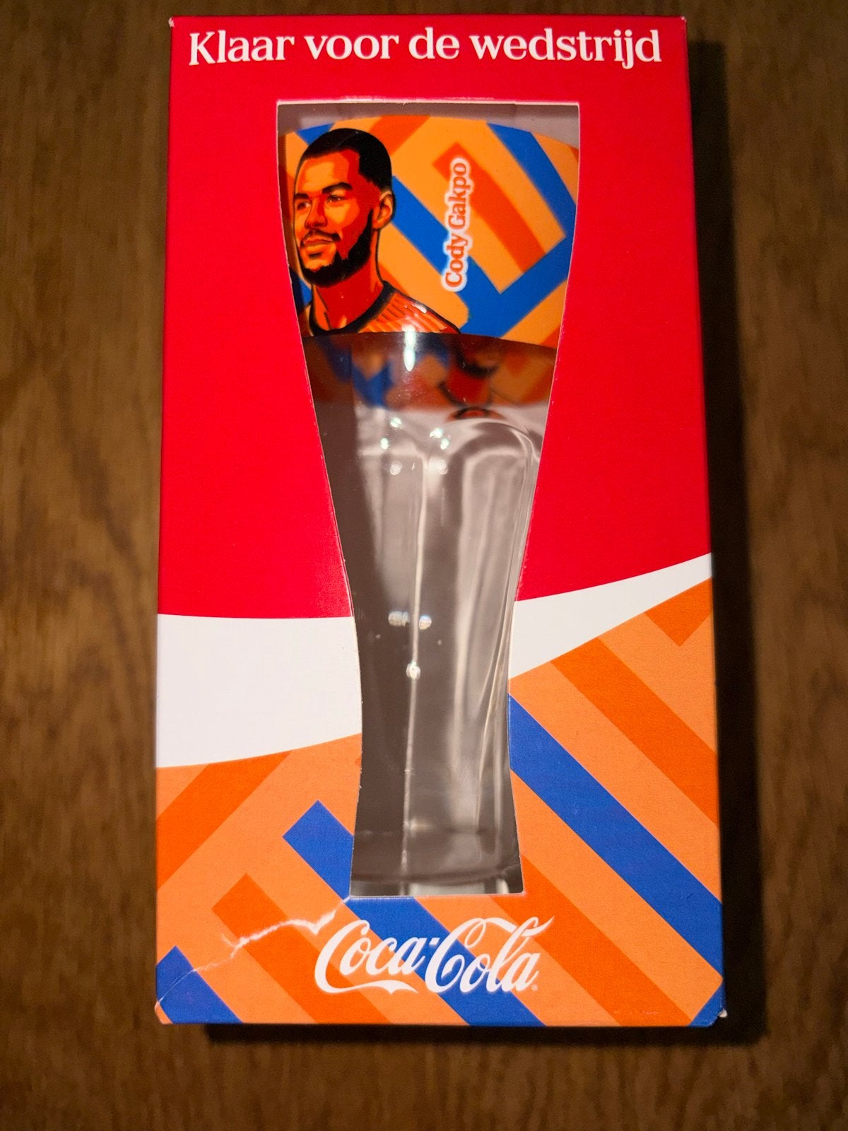 Coca-Cola glas Cody Gakpo, Nieuw, Ophalen of Verzenden, Meerkleurig, Overige merken