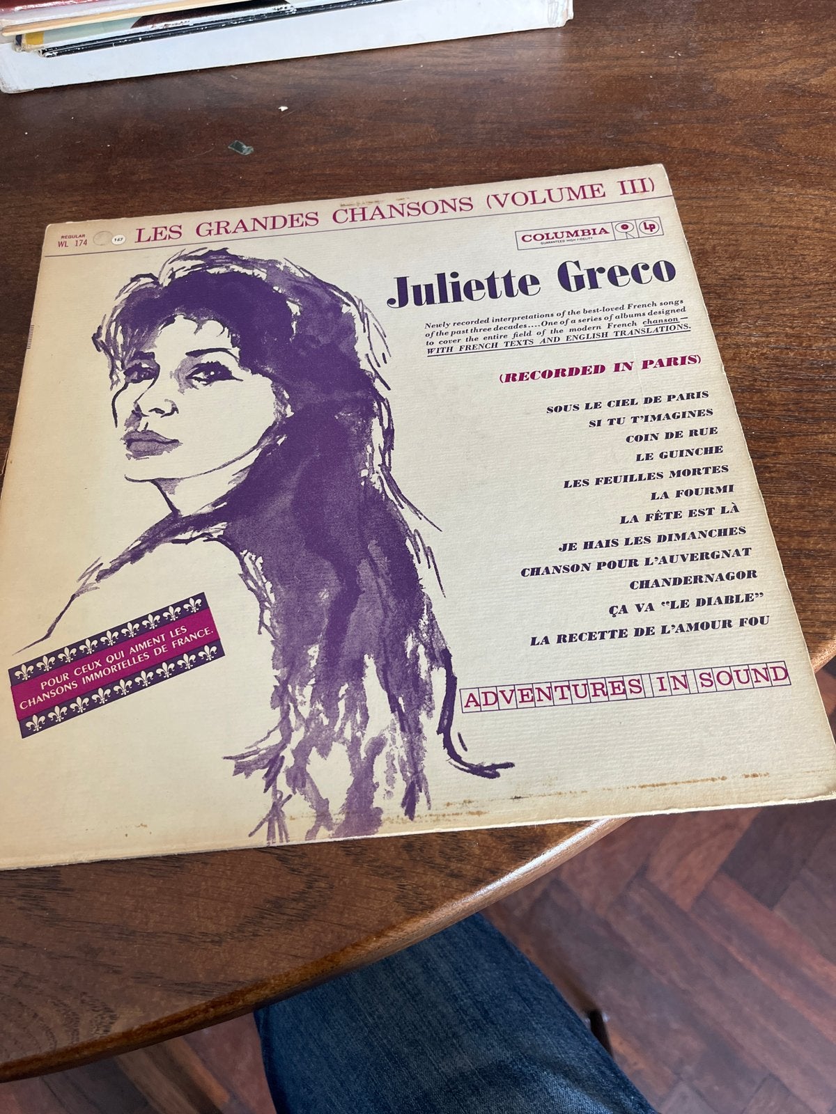 Juliette Greco - Les Grandes Chansons (Volume III) LP, Originele persing, Ophalen of Verzenden, Gebruikt, 12 inch