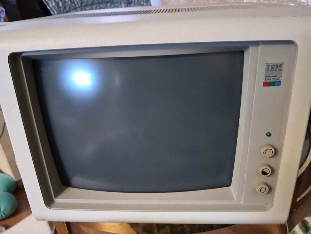Originele IBM 5154 Enhanced Color Display, Gebruikt, Ophalen of Verzenden, Overige typen, Onbekend