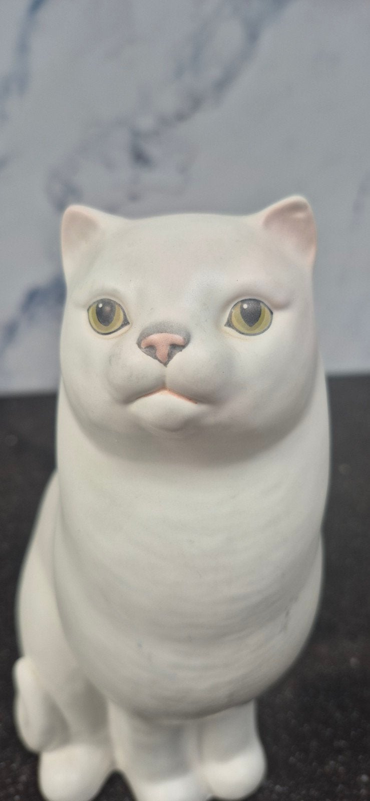 Goebel Kat Beeldje Wit - 21cm Hoog - Vintage Decoratie, Ophalen of Verzenden, Zo goed als nieuw, Dier