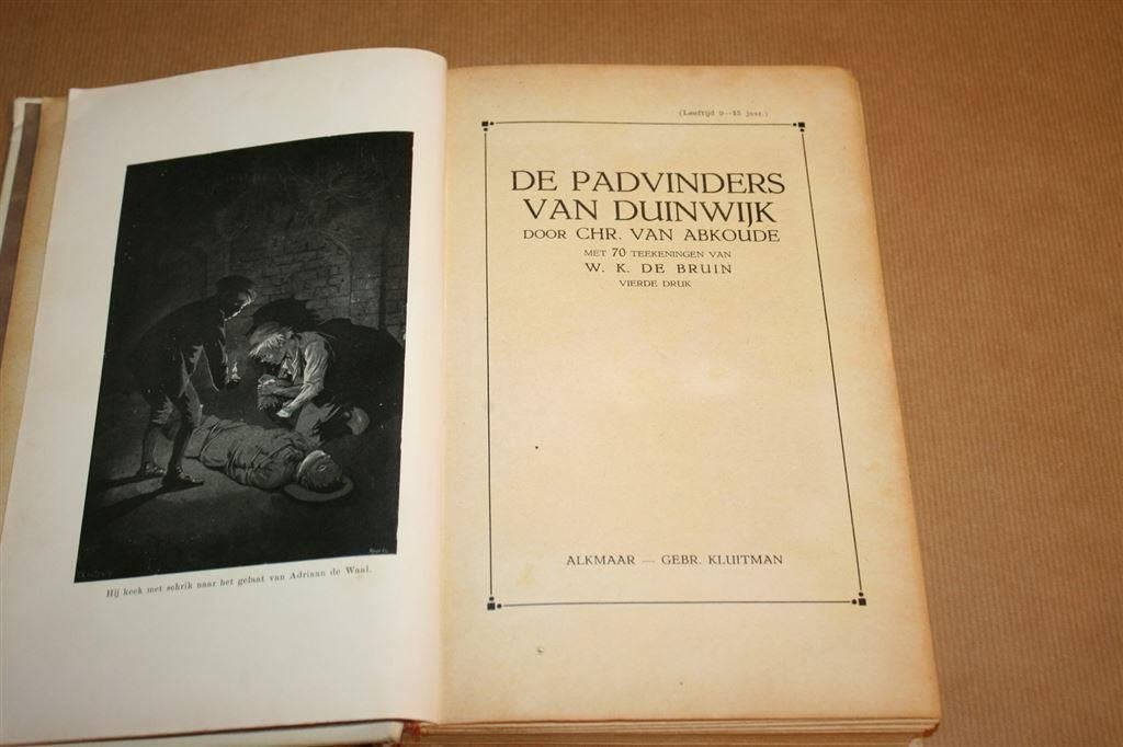 De padvinders van Duinwijk. Abkoude. Uitg. Kluitman 1927., Ophalen of Verzenden, Gelezen