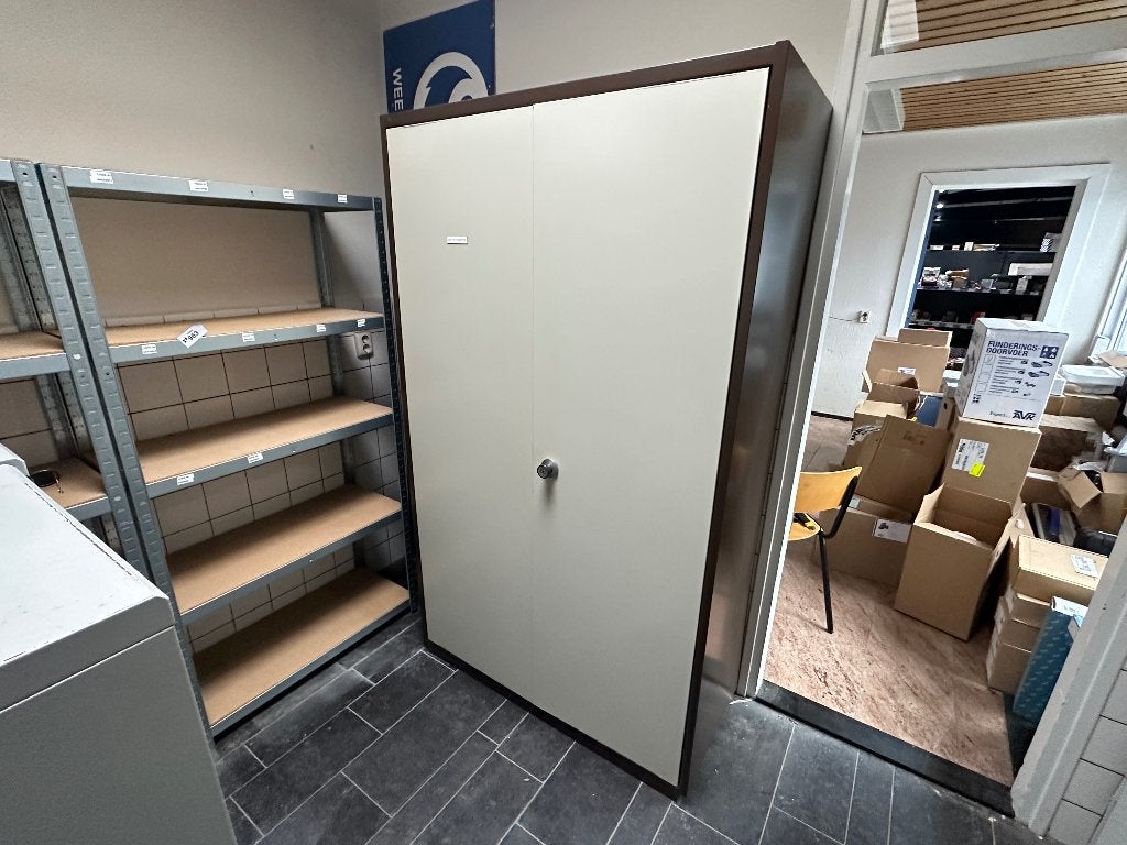 Stalen archiefkast, Ophalen, Gebruikt, 50 tot 100 cm, Metaal