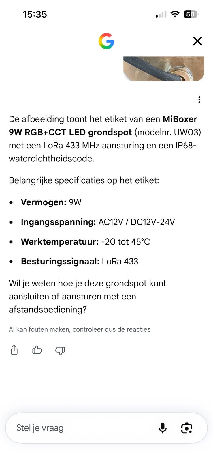 Onderwater lamp, Ophalen of Verzenden, Zo goed als nieuw