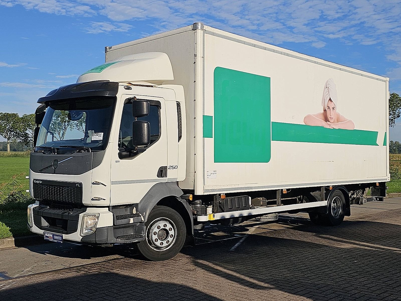 VOLVO FL 250.12, Auto's, Automaat, Euro 6, Wit, Bedrijf