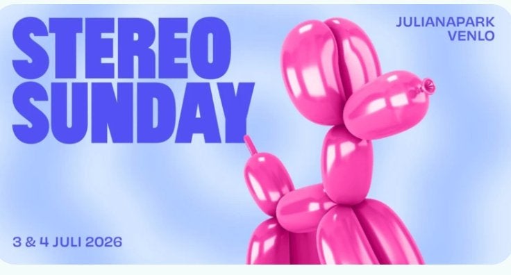 4 tickets Stereo Sunday - vrijdag 3 juli, Drie personen of meer