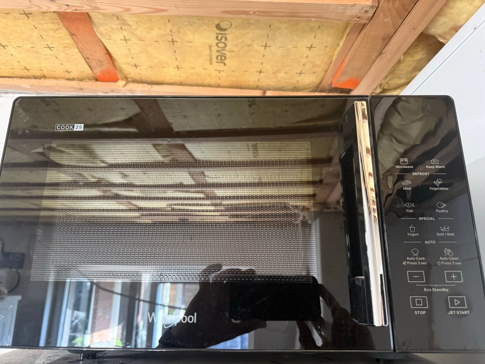 Whirlpool MWP 251 B Magnetron - Zo goed als nieuw, Ophalen, Magnetron, Zo goed als nieuw, 45 tot 60 cm