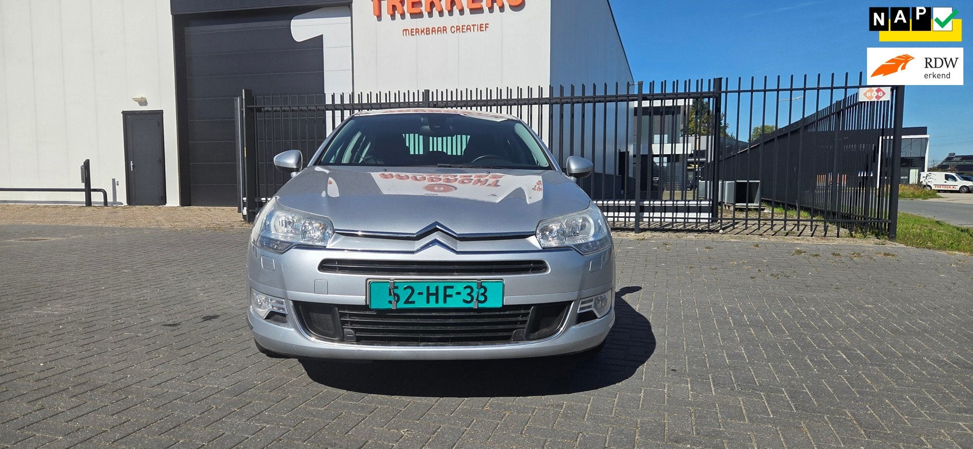 Citroen C5 2.0 HDiF Ligne Business, Auto's, Gebruikt, 4 cilinders, Leder en Stof, Bedrijf