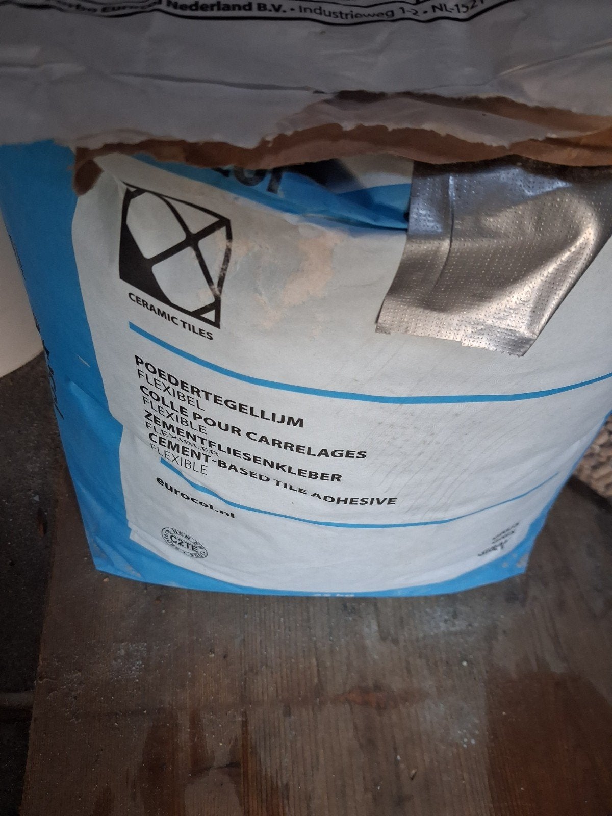 Eurocol tegellijm flexibel., Ophalen, Overige materialen, Minder dan 4 cm, 15 m² of meer