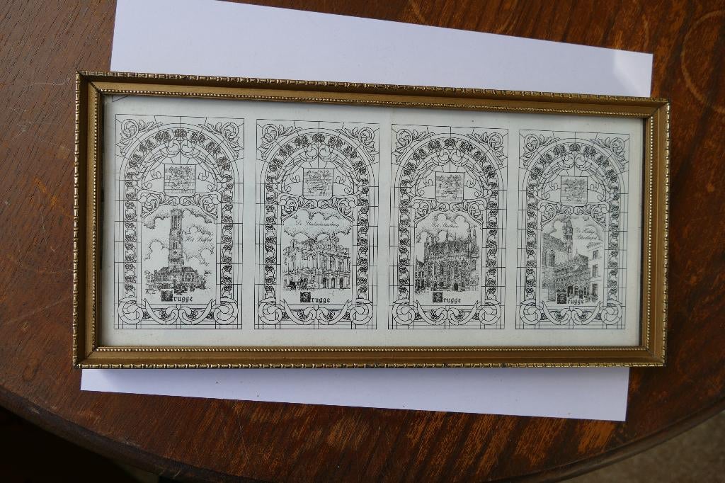 tegeltableau Brugge, Ophalen of Verzenden