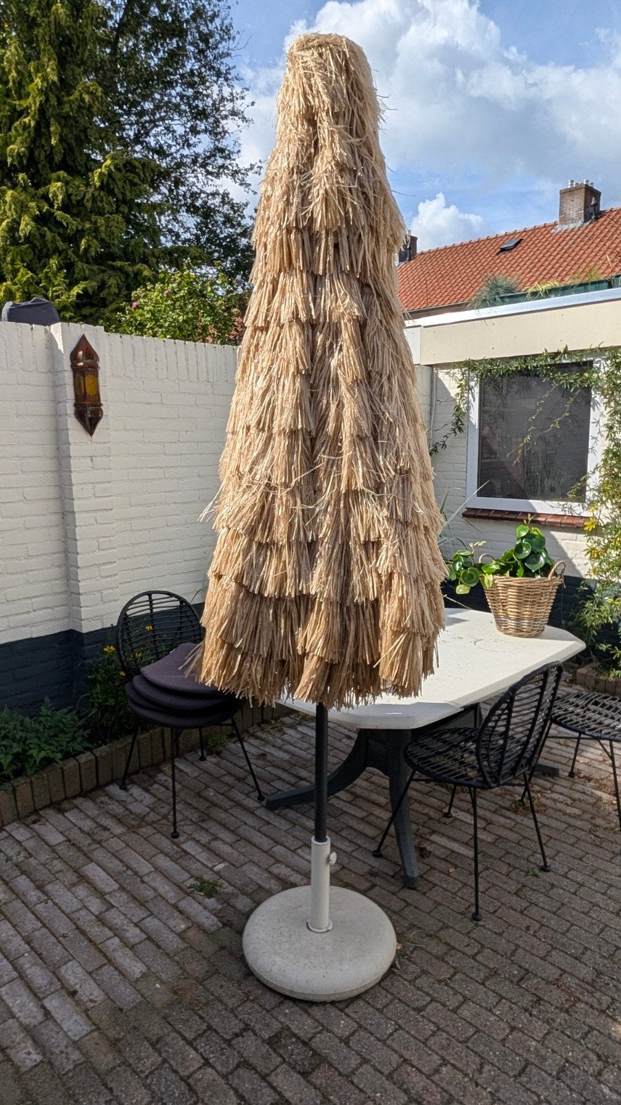 Parasol - 250x270 cm, Tuin en Terras, Ophalen, Gebruikt, 2 tot 3 meter, Stokparasol