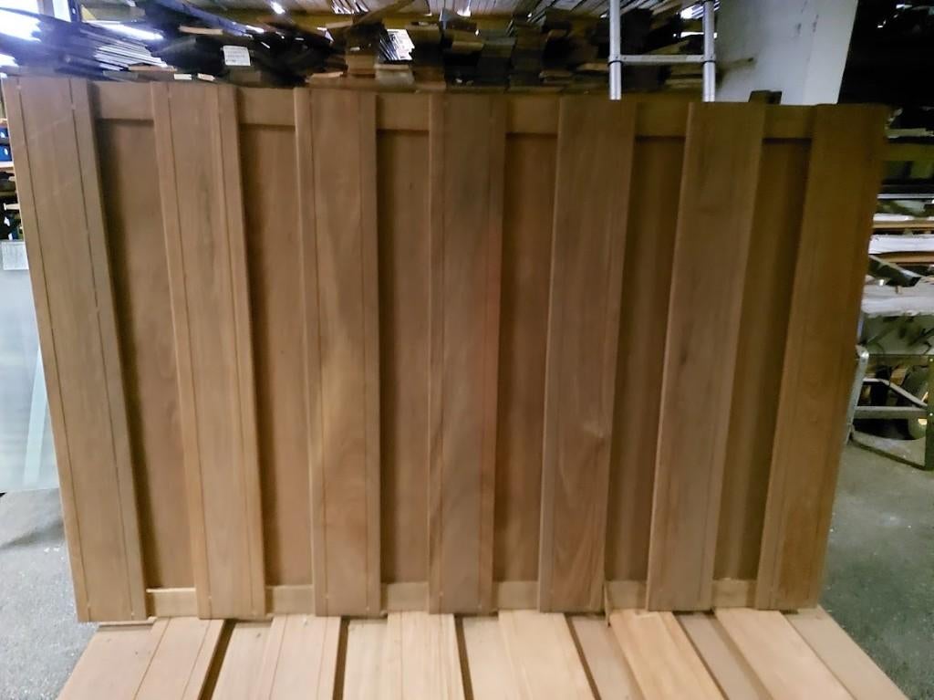 Zware kwaliteit hardhouten tuinhekken 180x120cm, laatste!, Ophalen, Nieuw, Hout, Tuinhek