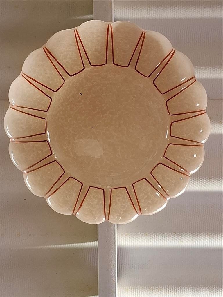 Hanglamp '50s ( Retro/Vintage/Design ), Ophalen of Verzenden, Gebruikt, Glas, Vintage