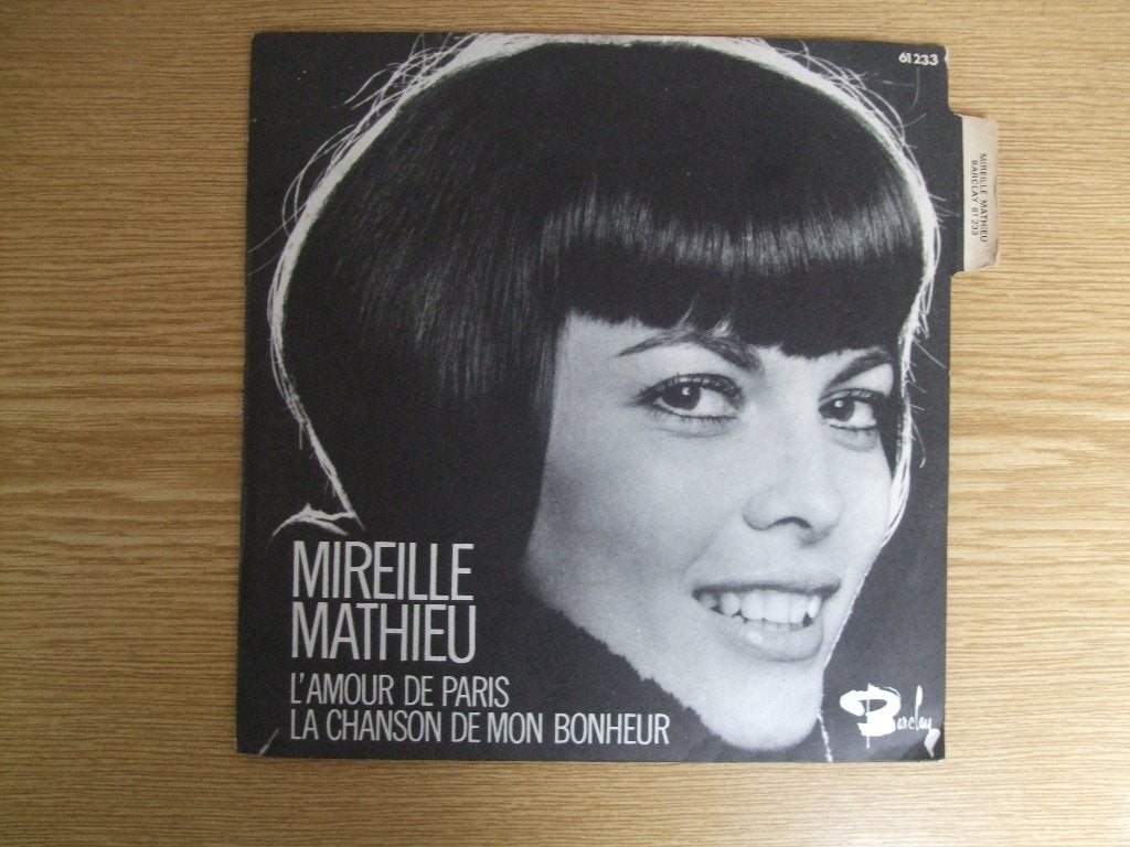 MIREILLE MATHIEU    L'AMOUR DE PARIS / LA CHANSON DE MON, 7 inch, Ophalen of Verzenden, Zo goed als nieuw, Pop