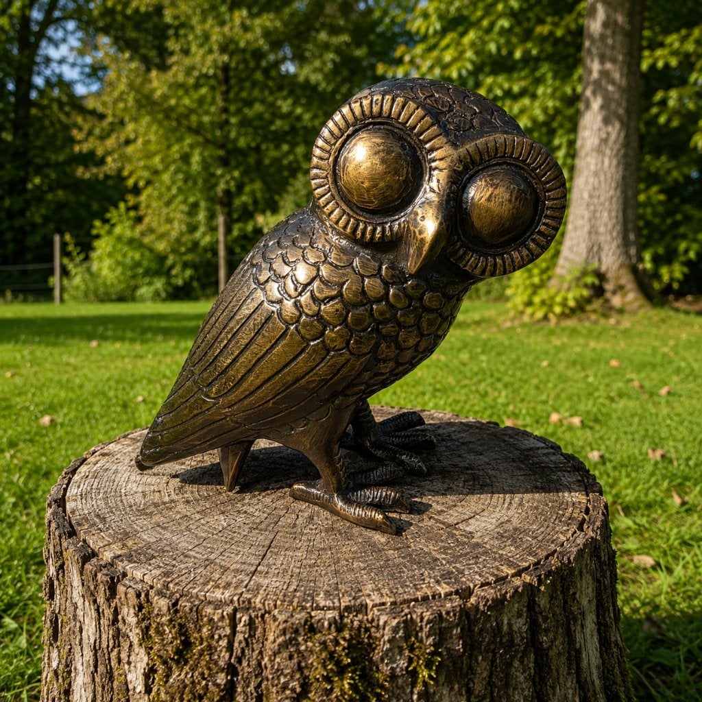 UIL MINERVA / BRONZEN BEELD / UIL, Dierenbeeld, Nieuw, Info@huisentuindecoratiemarie.nl, Huis en tuin decoratie marie