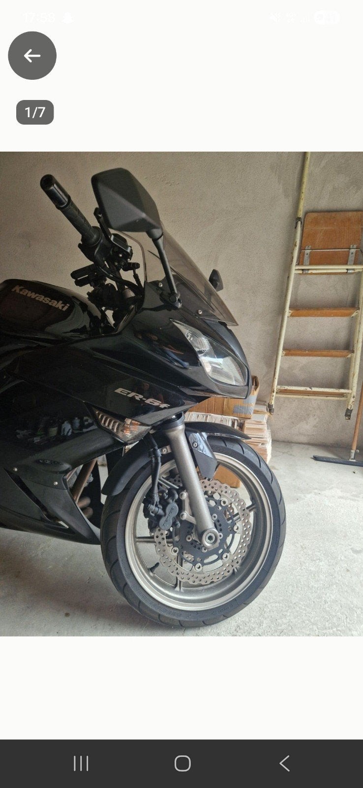 Kawasaki ER-6F 2009 | Zeer nette staat | 21.280 km, Motoren, Onderdelen | Kawasaki, Ophalen