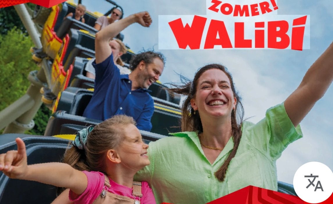 Walibi tickets 2 stuks, Twee personen, Ticket of Toegangskaart