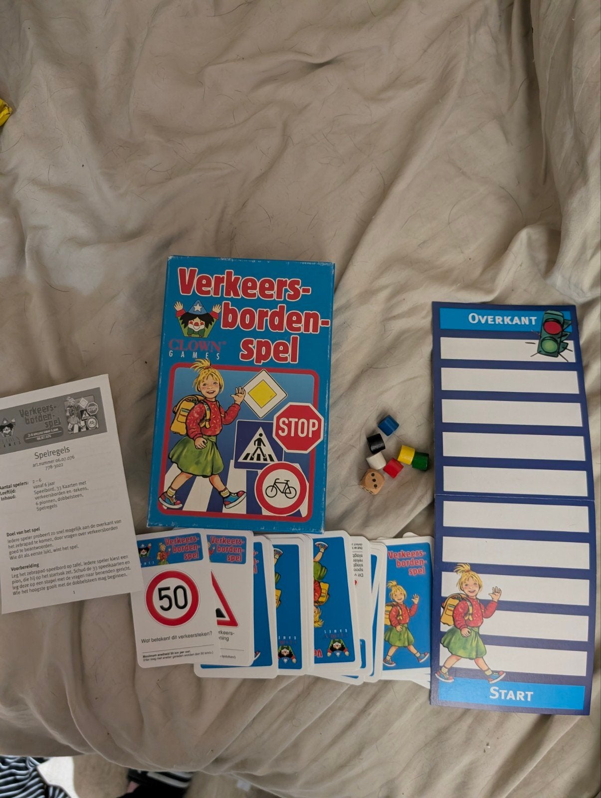 Verkeersbordenspel Clown Games compleet educatief kinderspel, Kinderen en Baby's, Speelgoed | Educatief en Creatief, Jumbo, Onbekend