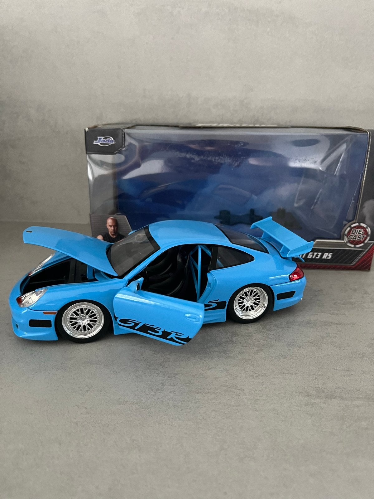 Jada Fast & Furious Porsche 911 GT3 RS 1:24, Hobby en Vrije tijd, Modelauto's | 1:24, Ophalen, Zo goed als nieuw, Auto, Jada