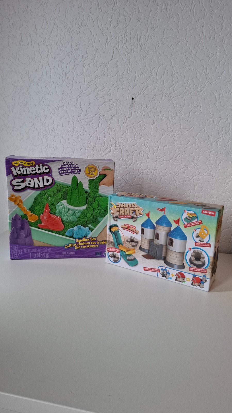 Kinetic Sand Sandbox Set & Sand Craft Kasteel Speelset, Ophalen of Verzenden, Nieuw, Overige merken