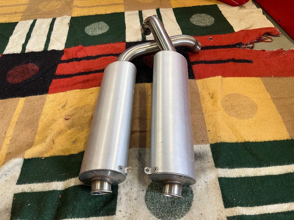 Ducati 996 uitlaten Termignoni's 2 setjes, Ophalen, Gebruikt