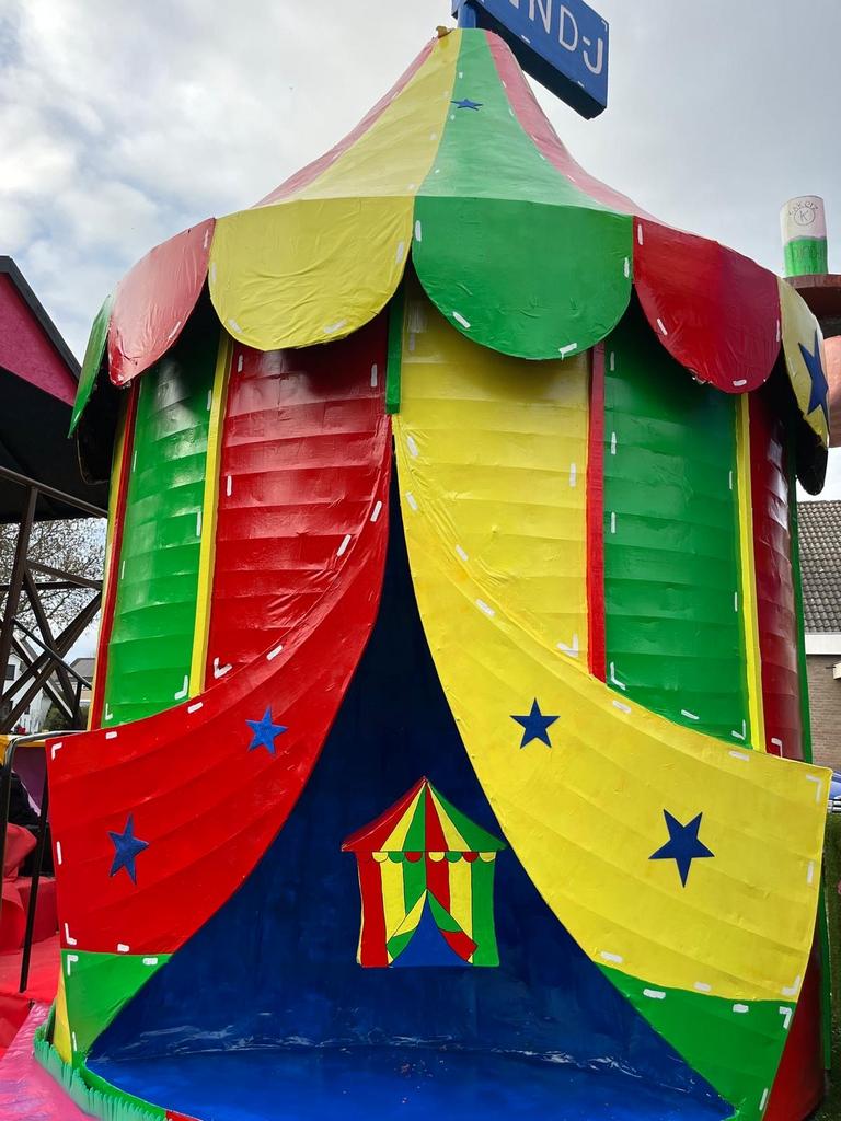 Kleurrijke Circus/Carnavals Tent Decoratie, Ophalen