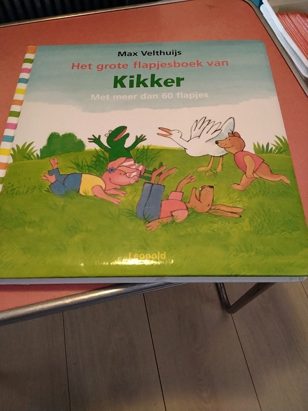 max veldhuijs het grote flapjes boek van kikker met meer dan, Boeken, Ophalen of Verzenden, Zo goed als nieuw, Fictie algemeen