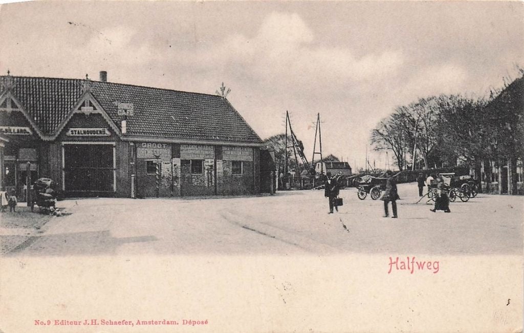 702-487-035 Stalhouderij Halfweg Cafe, Verzenden, Voor 1920, Noord-Holland