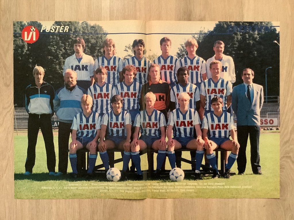 Poster FC Eindhoven Half Jaren 80, Ophalen of Verzenden, Zo goed als nieuw, Overige binnenlandse clubs, Poster, Plaatje of Sticker