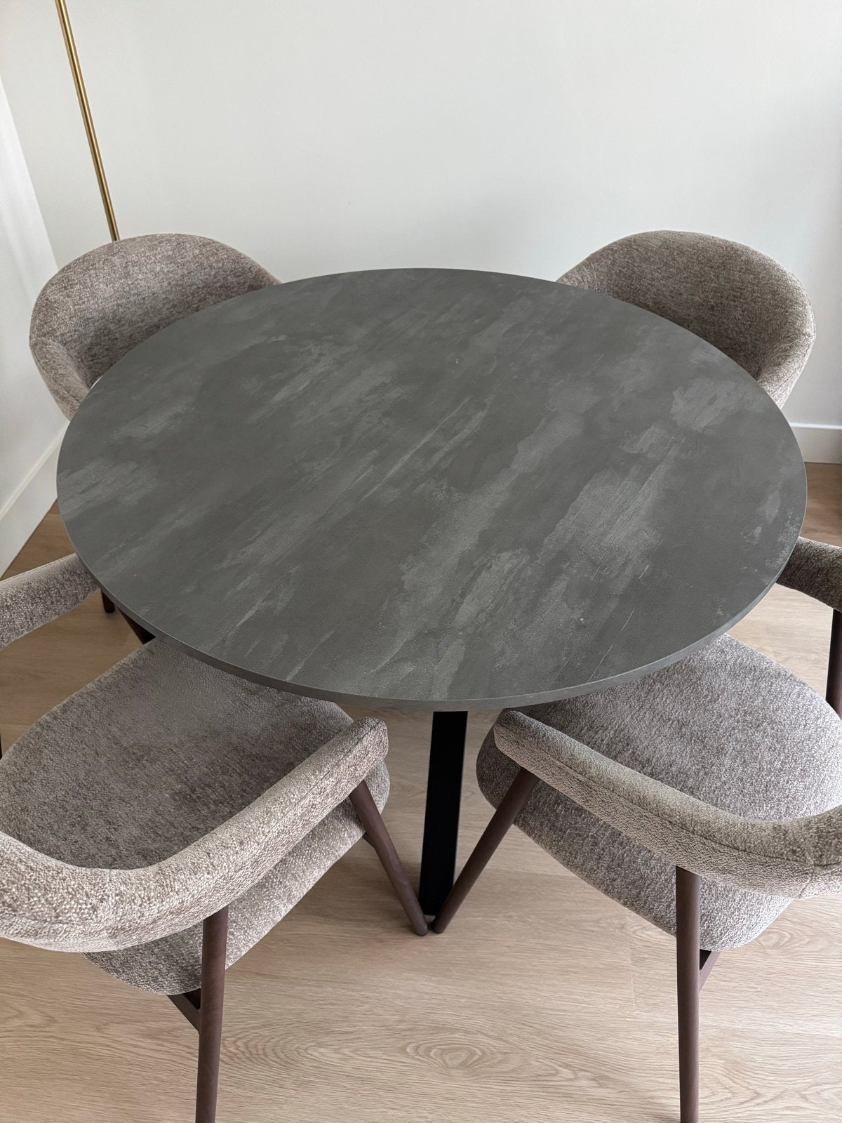 IKEA Mariedamm tafel, Huis en Inrichting, Tafels | Eettafels, Ophalen, 100 tot 150 cm, Rond, Zo goed als nieuw