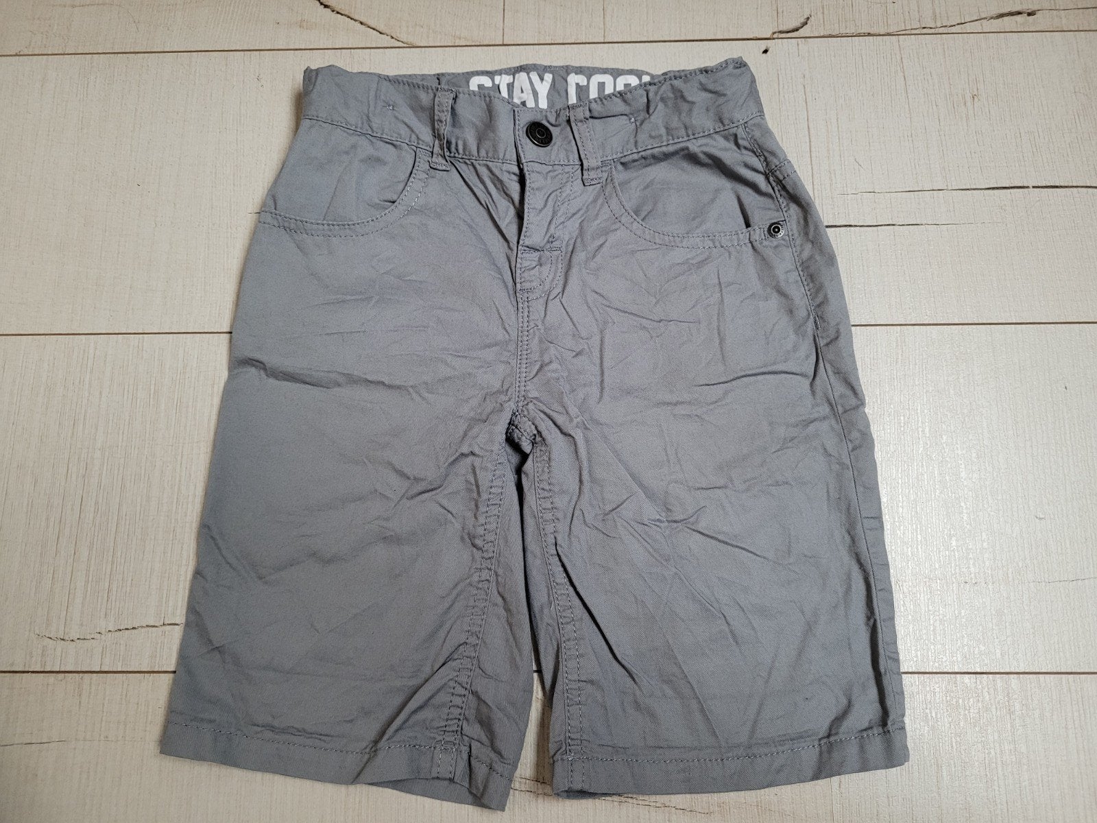 Grijze katoenen bermuda mt 122, NIEUW, Ophalen, Nieuw, Jongen, Broek