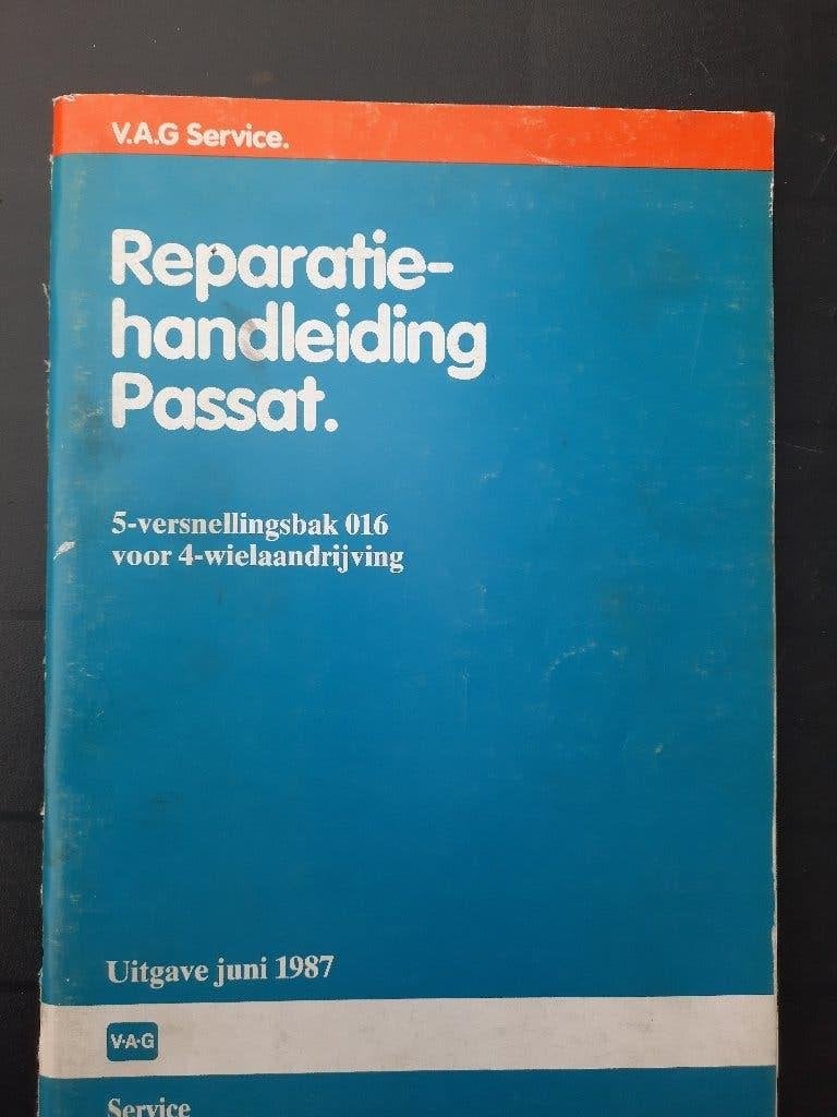 Passat B2 dealer werkplaatsboek Syncro versnellingsbak 016, Verzenden, Gelezen, Volkswagen