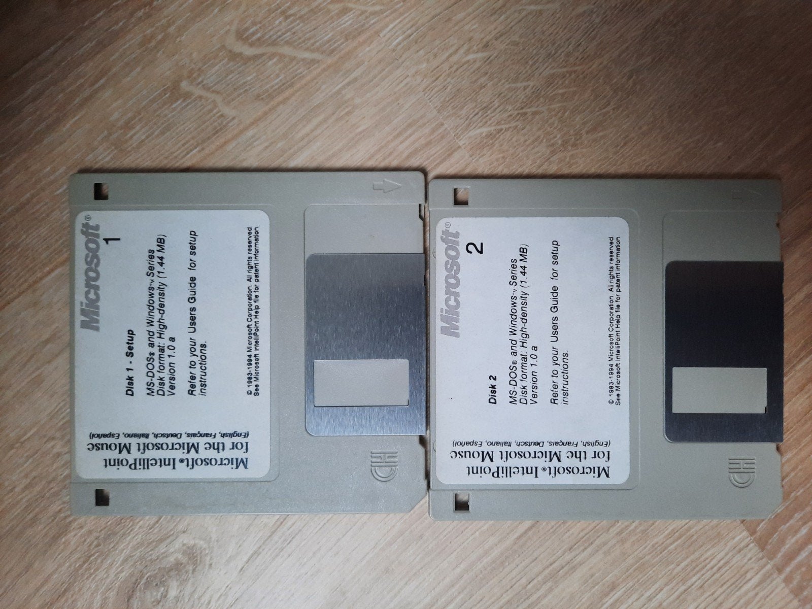 2 floppies Microsoft Intellipoint for the Microsoft mouse, Computers en Software, Vintage Computers, Ophalen of Verzenden