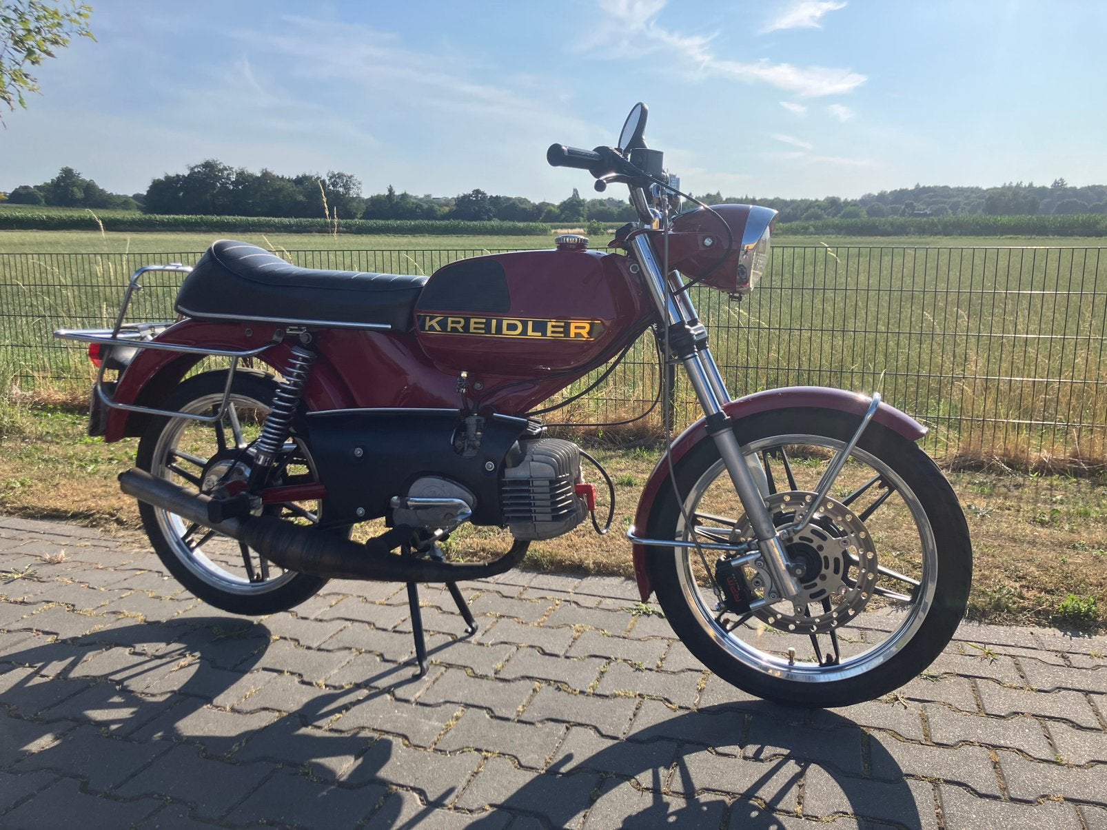 Hele dikke kreidler 60cc 5 bak kanon, Ophalen