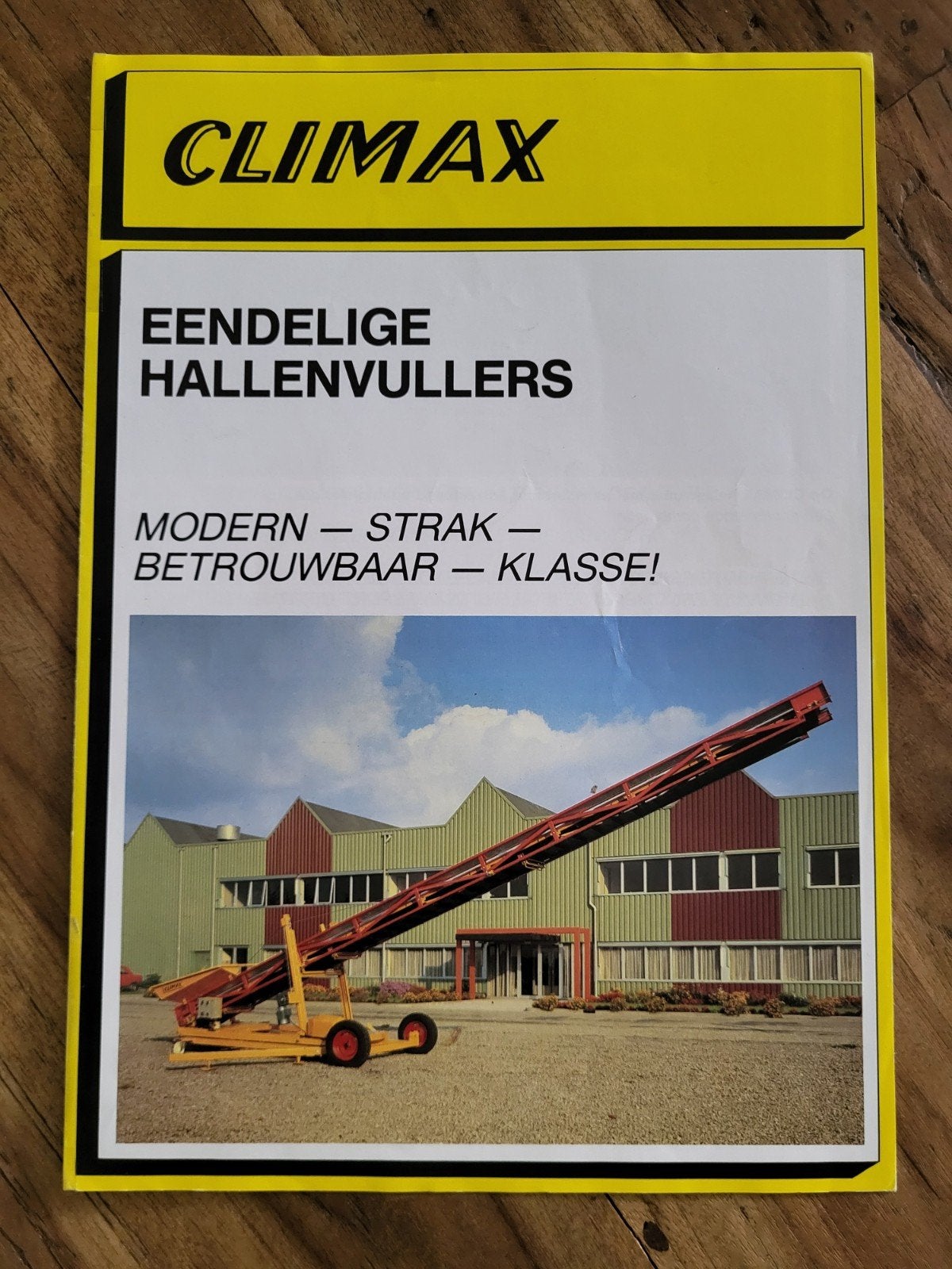 tractor folder CLIMAX eendelige hallenvullers, Boeken, Ophalen of Verzenden, Zo goed als nieuw