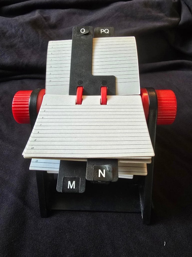 Rolodex - Kaarten molen, Gebruikt, -, -, Ophalen of Verzenden