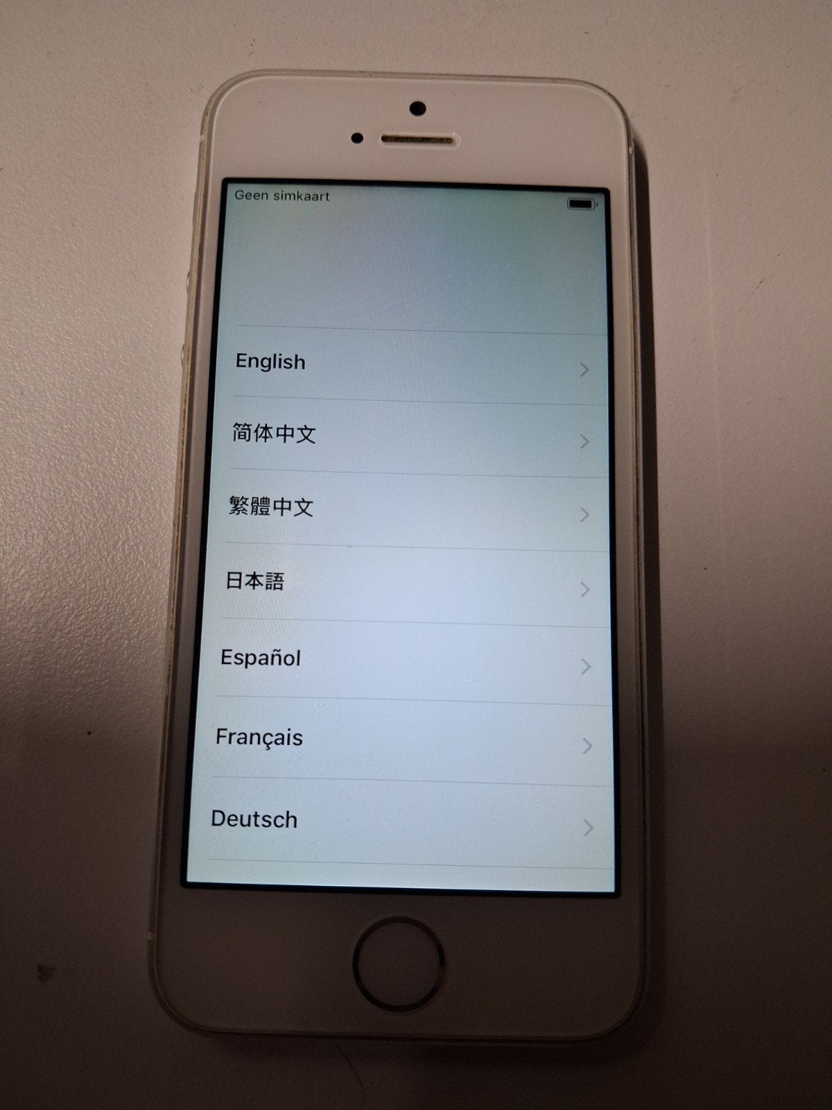 Apple iPhone SE (2016) Wit - Goede staat, Gebruikt, Wit, IPhone SE (2016), Ophalen of Verzenden