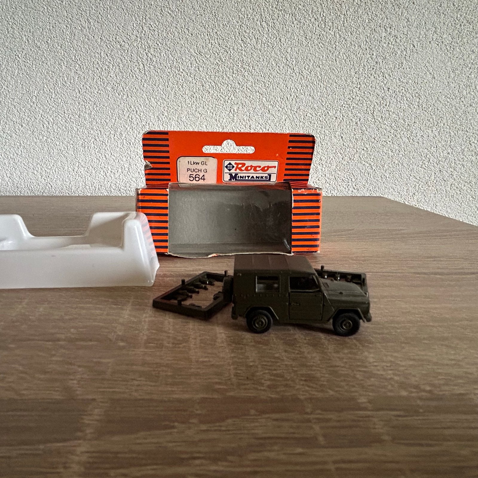 Roco Minitanks 1:87 Puch G 564 Legervoertuig, Hobby en Vrije tijd, Modelauto's | 1:87, Ophalen of Verzenden, Gebruikt, Auto, Overige merken