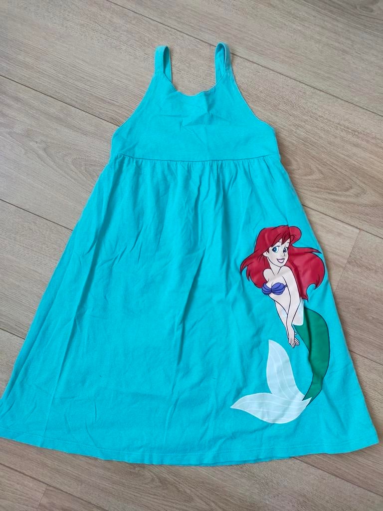 Lief Ariël, kleine zeemeermin jurkje van H&M! Mt 122/128, Gebruikt, Meisje, H&M, Ophalen of Verzenden