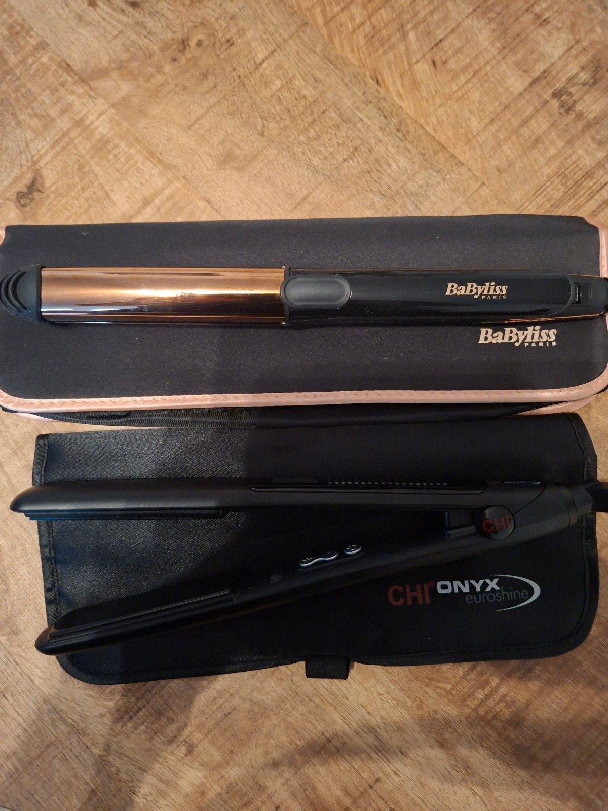 Babyliss en CHI stijltangen - Set van 2, Sieraden, Tassen en Uiterlijk, Ophalen, Gebruikt, Krultang of Stijltang