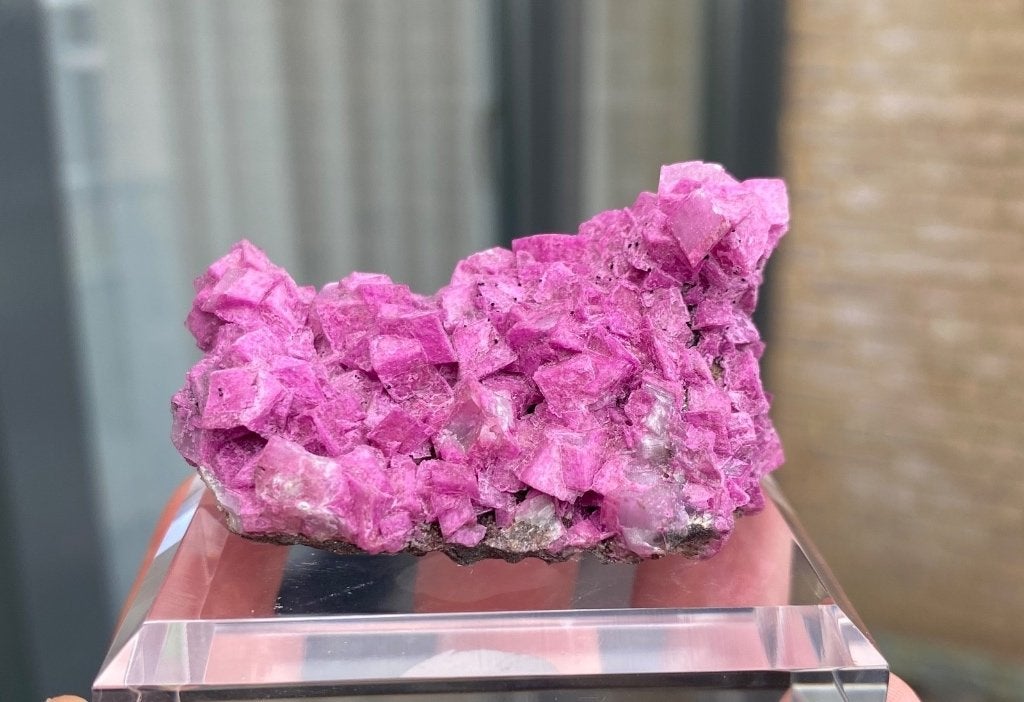 Kobaltoan Dolomiet - Bou Azzer Mining District, Marokko, Verzenden, Mineraal