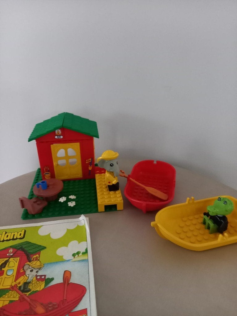 Lego Fabuland Vissershaven 3660 in goede staat, Compleet, Gebruikt, Ophalen of Verzenden, Duplo