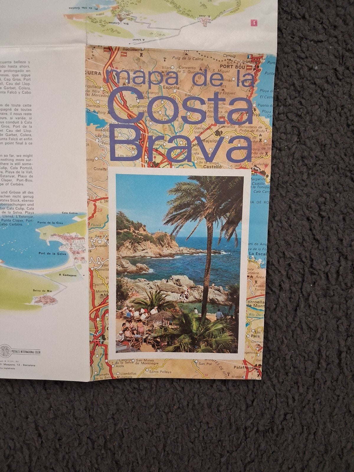 Mapa de la Costa Brava - Reisgids Spanje, Europa, Ophalen of Verzenden, Reisgids of -boek, Gelezen