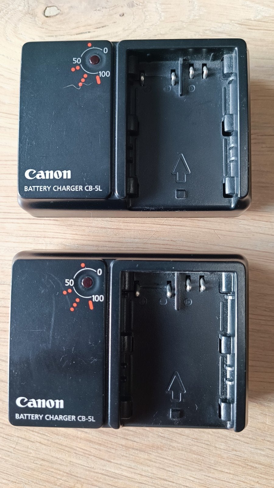 Canon CB-5L Acculader voor BP-5, 11 serie, 2e oplader Gratis, Gebruikt, Acculader, Canon, Canon