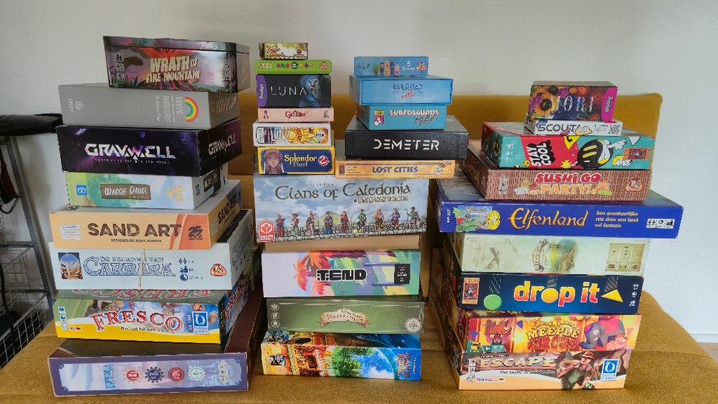 Veel spellen o.a. TEND, Tokyo Highway en Atlantis Rising, Hobby en Vrije tijd, Gezelschapsspellen | Bordspellen, Ophalen of Verzenden