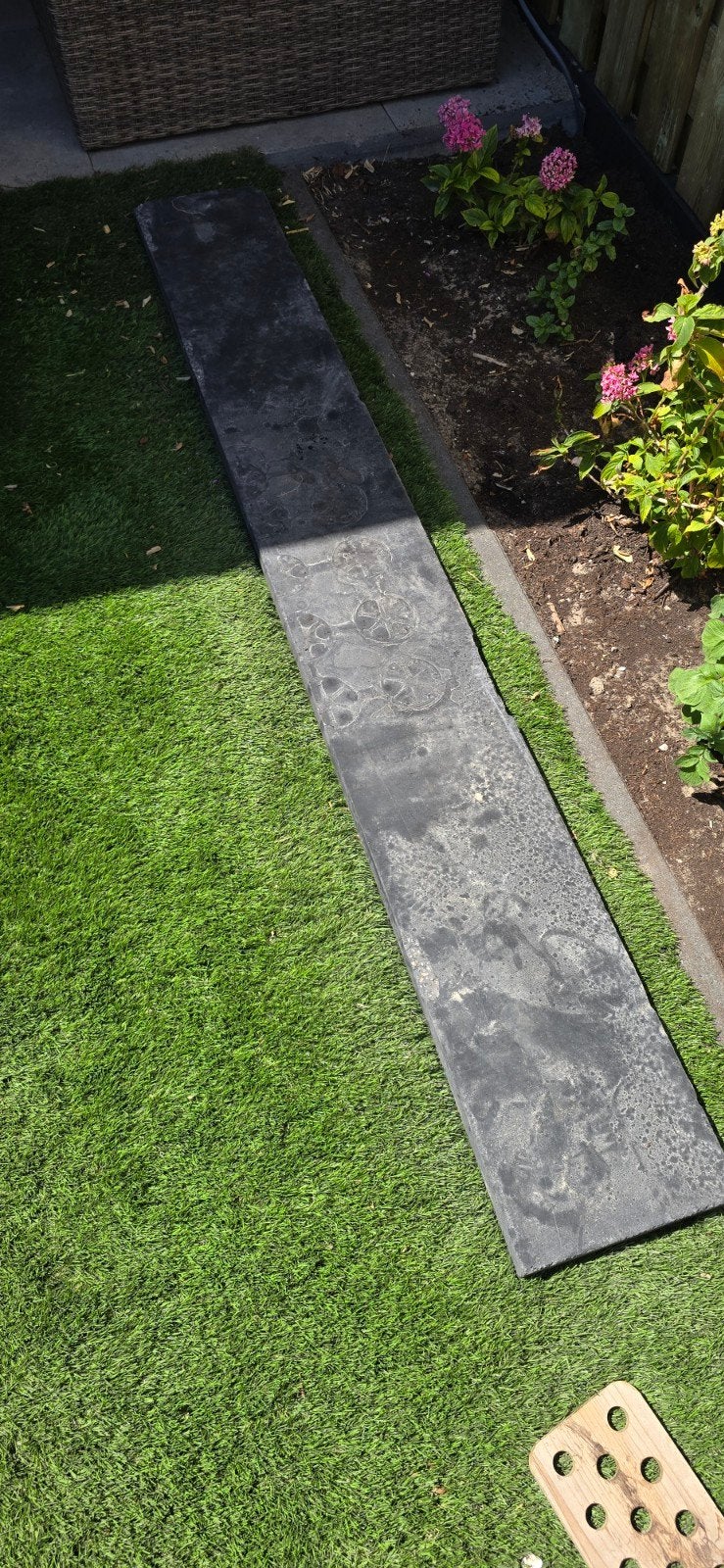Betonplaat antraciet  - 3,5 x 24 x 184 cm - Zo goe, Ophalen, Overige materialen, Minder dan 3 meter, 1 tot 2 meter